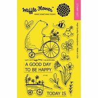 Waffle Flower Crafts - Clear Photopolymer Stamps - Happy Day