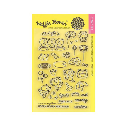 Waffle Flower Crafts - Clear Photopolymer Stamps - Toadally