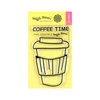 Waffle Flower Crafts - Clear Photopolymer Stamps - Coffee Time