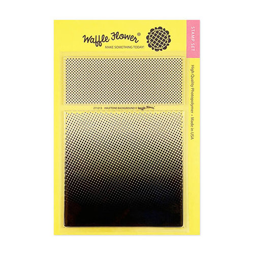 Waffle Flower Crafts - Clear Photopolymer Stamps - Halftone Background