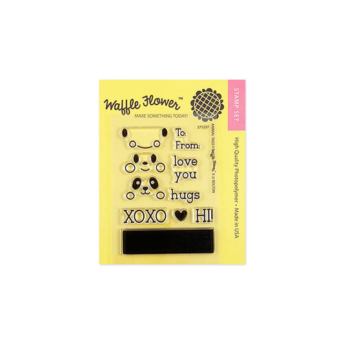 Waffle Flower Crafts - Clear Photopolymer Stamps - Animal Tags