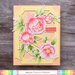 Waffle Flower Crafts - Clear Photopolymer Stamps - Peony Notes Stamp Set