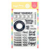 Waffle Flower Crafts - Clear Photopolymer Stamps - Coffee Cup Sentiments Stamp Set
