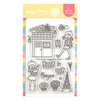 Waffle Flower Crafts - Clear Photopolymer Stamps - Bonjour
