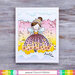 Waffle Flower Crafts - Clear Photopolymer Stamps - Flower Girl