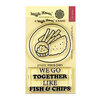 Waffle Flower Crafts - Clear Photopolymer Stamps - Fish and Chips