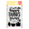 Waffle Flower Crafts - Clear Photopolymer Stamps - Happy Thanksgiving Stamp Set