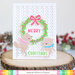 Waffle Flower Crafts - Christmas - Clear Photopolymer Stamps - Merry Wreath