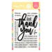 Waffle Flower Crafts - Clear Photopolymer Stamps - Oversized Thank You