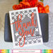Waffle Flower Crafts - Clear Photopolymer Stamps - Oversized Thank You