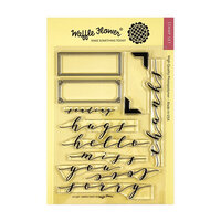 Waffle Flower Crafts - Clear Photopolymer Stamps - Simply Said 1