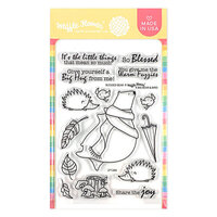 Waffle Flower Crafts - Clear Photopolymer Stamps - Blessed Bear
