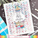 Waffle Flower Crafts - Clear Photopolymer Stamps - Herringbone Sentiments