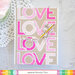 Waffle Flower Crafts - Clear Photopolymer Stamps - Outline Love