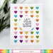 Waffle Flower Crafts - Clear Photopolymer Stamps - Fresh Rainbow Sentiments