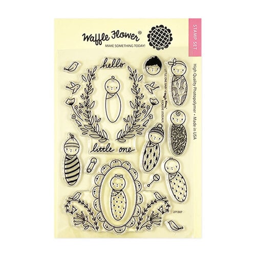 Waffle Flower Crafts - Clear Photopolymer Stamps - Little One Baby