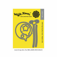 Waffle Flower Crafts - Craft Dies - Balloon Messages