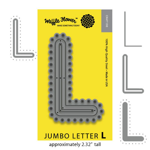 Waffle Flower Crafts - Craft Dies - Jumbo Letter L