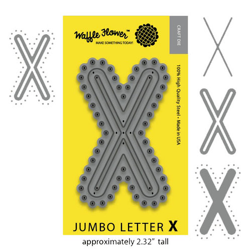 Waffle Flower Crafts - Craft Dies - Jumbo Letter X