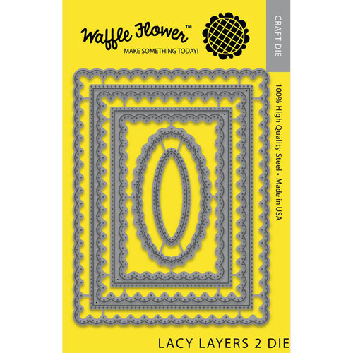 Waffle Flower Crafts - Craft Die - Lacy Layers 2