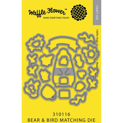 Waffle Flower Crafts - Craft Dies - Bear and Bird
