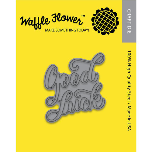 Waffle Flower Crafts - Craft Dies - Word - Good Luck