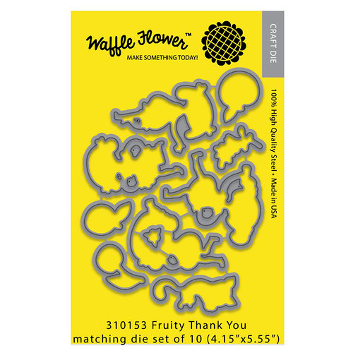 Waffle Flower Crafts - Craft Dies - Fruity Thank You