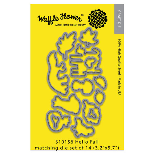 Waffle Flower Crafts - Craft Dies - Hello Fall