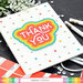 Waffle Flower Crafts - Craft Dies - Rainbow Thank You