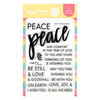 Waffle Flower Crafts - Clear Photopolymer Stamps - Oversized Peace