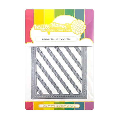 Waffle Flower Crafts - Craft Dies - Angled Stripe Panel