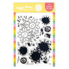 Waffle Flower Crafts - Clear Photopolymer Stamps - Layered Sunflowers