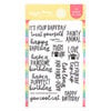Waffle Flower Crafts - Clear Photopolymer Stamps - Pawsome Birthday Sentiments