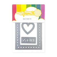 Waffle Flower Crafts - Hearts and Roses Collection - Craft Dies - Heart Frame