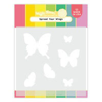 Waffle Flower Crafts - Stencils - Spread Your Wings