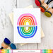Waffle Flower Crafts - Stencils - Rustic Rainbows