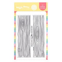 Waffle Flower Crafts - Clear Photopolymer Stamps - Wood Grain