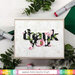 Waffle Flower Crafts - Craft Dies - Oversized Thank You - Print
