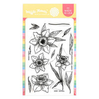 Waffler Flower Crafts - Clear Photopolymer Stamps - Daffodil - March Birth Flower
