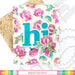 Waffle Flower Crafts - Hot Foil Plate - Organic Floral