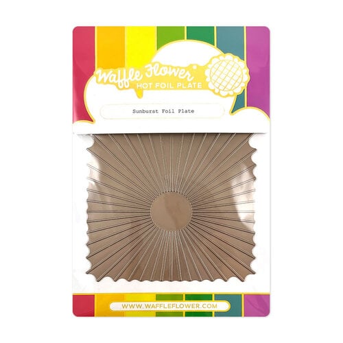 Waffle Flower Crafts - Hot Foil Plate - Sunburst