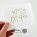 Waffle Flower Crafts - Hot Foil Plate - Oversized Merry Christmas