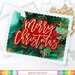 Waffle Flower Crafts - Hot Foil Plate - Oversized Merry Christmas