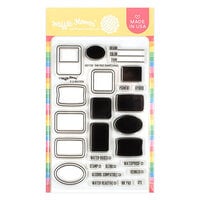 Waffle Flower Crafts - Clear Photopolymer Stamps - Ink Pad Swatching