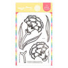 Waffle Flower Crafts - Clear Photopolymer Stamps - Sketched Carnation