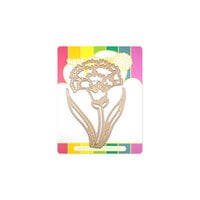 Waffle Flower Crafts - Hot Foil Plate - Sketched Carnation