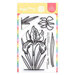 Waffle Flower Crafts - Clear Photopolymer Stamps - Sketched Iris