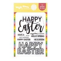 Waffle Flower Crafts - Clear Photopolymer Stamps - Happy Easter Duo