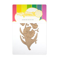 Waffle Flower Crafts - Hot Foil Plate - Sketched Sweet Pea