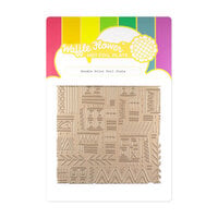 Waffle Flower Crafts - Hot Foil Plate - Doodle Print